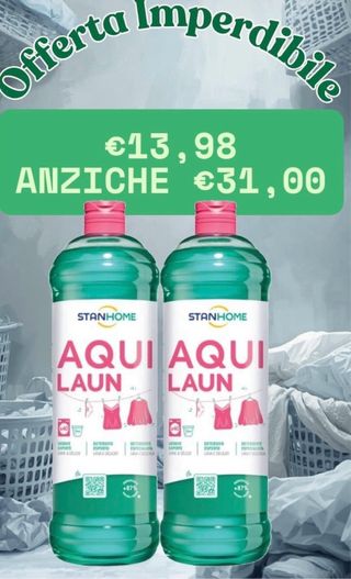 2 Aquilaun Stanhome Detergente Lavatrice e a mano