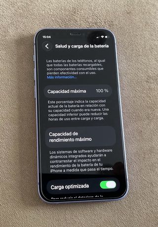 iPhone 12 mini 100% batería original Apple