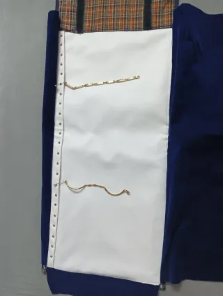 Organizador de Joyas Azul y Plateado