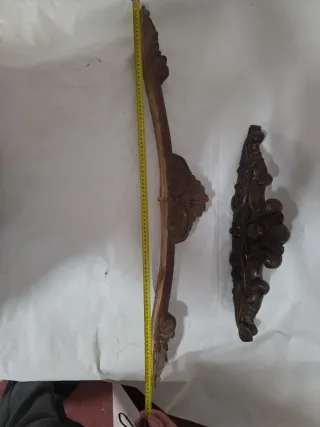 Copetes para muebles de madera tallada