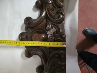 Copetes para muebles de madera tallada