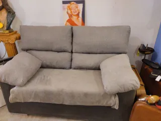 Sofá 2 plazas tela