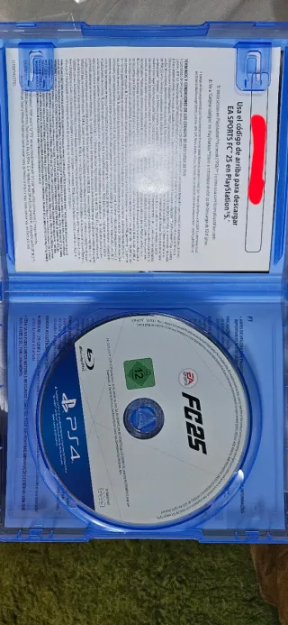 FC 25 PS4 con código para PS5