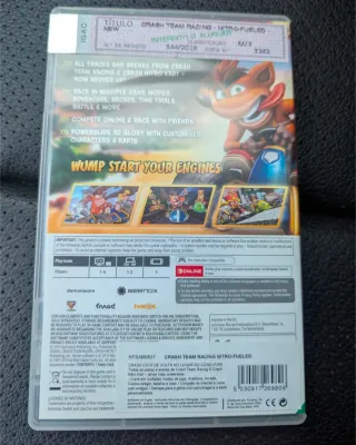 CTR Crash Team Racing Nitro-Fueled Nintendo Switch