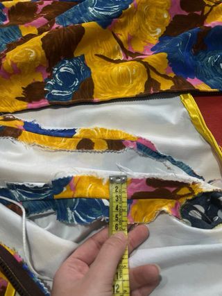 Traje Flamenca Flores Marrón y Amarillo