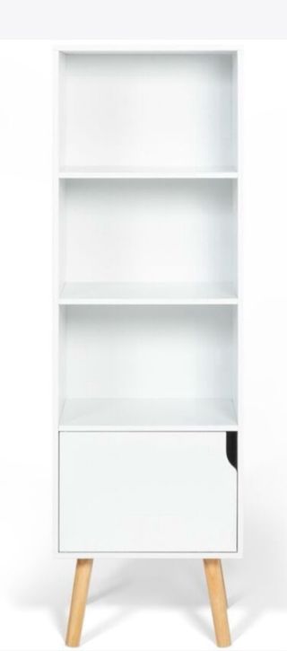 2 Librerías blancas estilo escandinavo