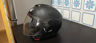 Casco Moto Scooter Negro