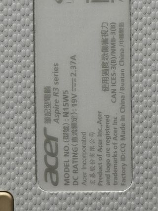 Portátil Acer Aspire N15W5 10