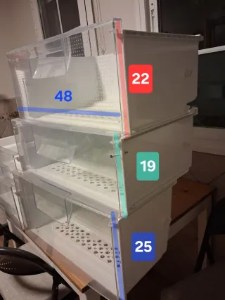 Cajones Frigorífico LG GB7038TITW