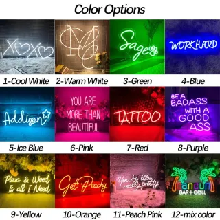 Letrero de neón para boda, letrero de neón persona