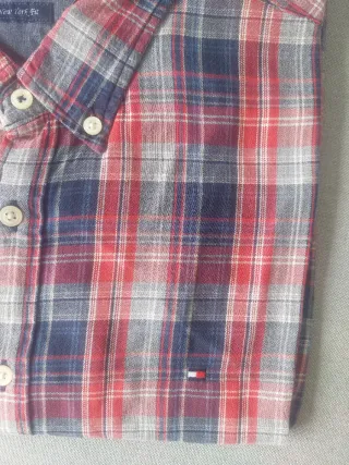 Camisa Tommy Hilfiger cuadros XL