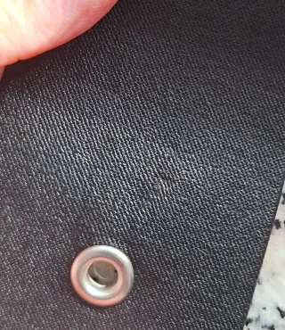 Cintura nera 100 cm con fibbia quadrata