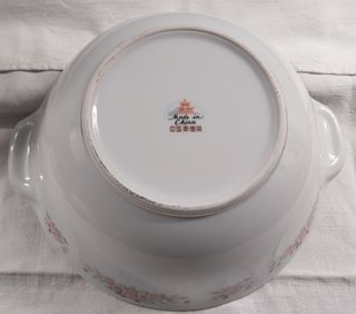 Zuppiera Vintage Porcellana Fiori