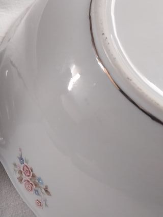 Zuppiera Vintage Porcellana Fiori