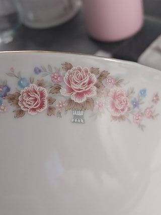 Zuppiera Vintage Porcellana Fiori