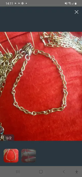 Pulsera oro laminado 14kl