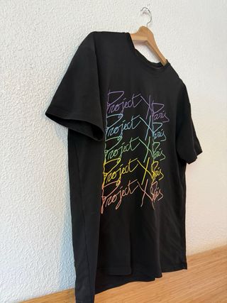 Camiseta Project X Paris Negra Estampada