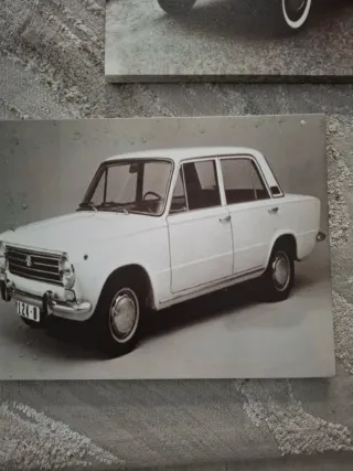 Cuadro Coche Clásico Blanco y Negro