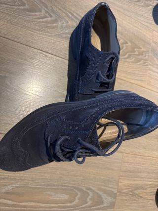 Zapatos de vestir azul para hombre