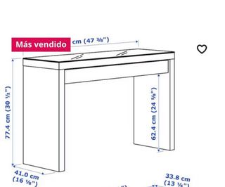 Mesa larga blanca de cristal