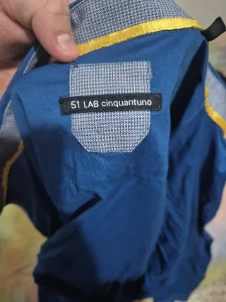 Camicia 51 LAB blu manica lunga