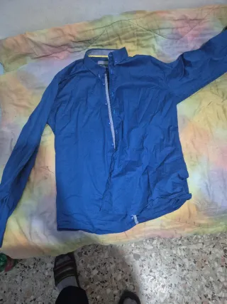 Camicia 51 LAB blu manica lunga