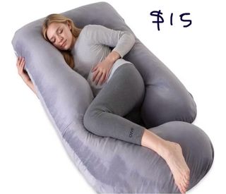 Almohada embarazo gris