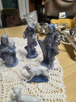 Presepe Albisola B. Viglietti Bianco Blu