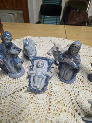 Presepe Albisola B. Viglietti Bianco Blu