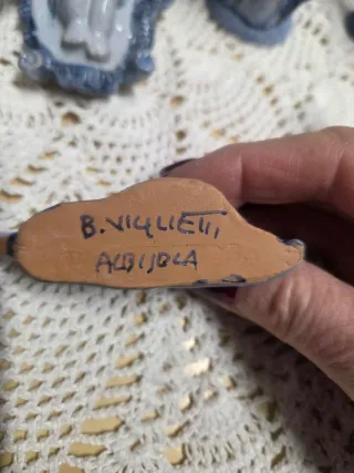 Presepe Albisola B. Viglietti Bianco Blu