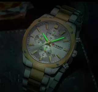 Reloj Curren Hombre Oro y Plata