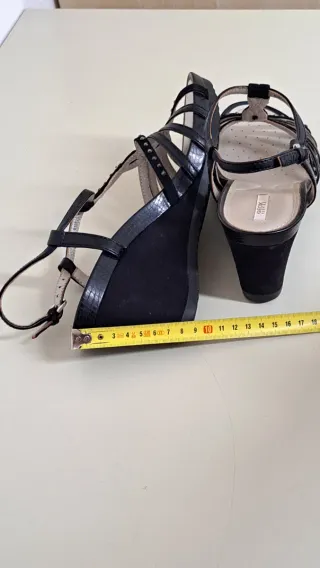 Sandalias cuña Geox mujer T.41 negras