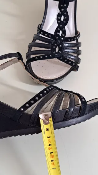 Sandalias cuña Geox mujer T.41 negras