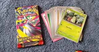 LOTE 72 CARDS POKEMON - MEGA EVOLUCION + FUEGOS F