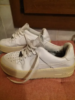 Scarpe simili a Nike Air force 1, bianche, n. 37