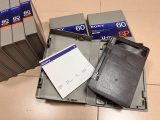 Cintas U-matic KSP60 Sony vírgenes