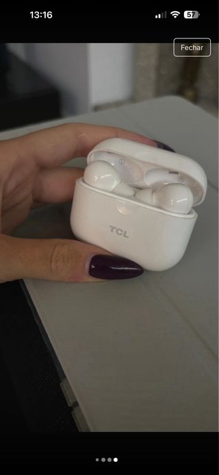 Fones de ouvido TCL Brancos