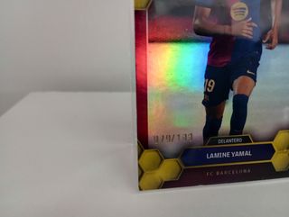 Lamine Yamal numerada Topps Barcelona