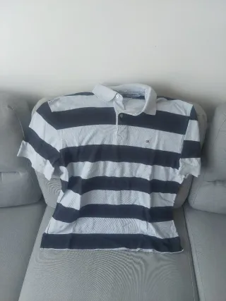 Polo manga corta rayas Tommy Hilfiger