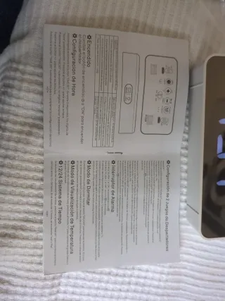 Reloj Despertador Digital Espejo