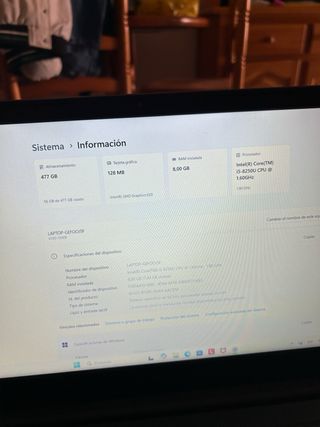 Portátil Lenovo Negro