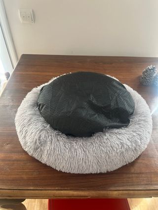 Cama redonda para mascotas suave