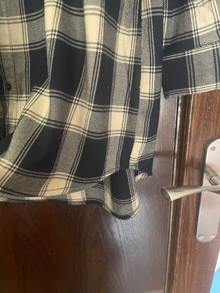 Vestido Camisero Zara Flores Bordadas