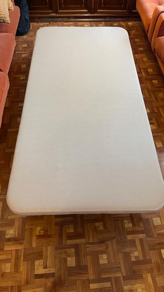 Cama individual con base