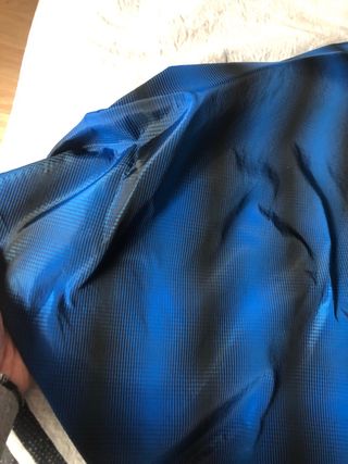 Vestido de fiesta azul y turquesa