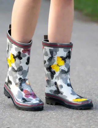 Botas de agua mariposa talla 38