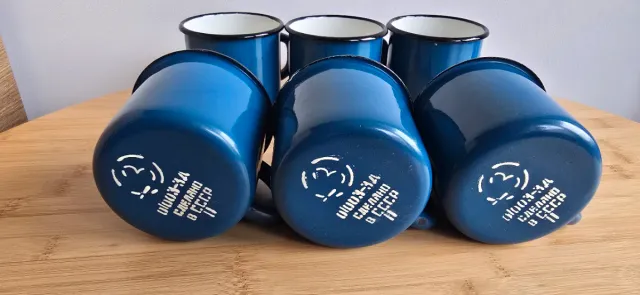 Taza esmaltada URSS 350ml
