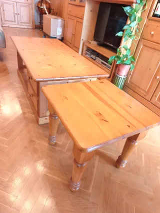 Mesas de salón de madera