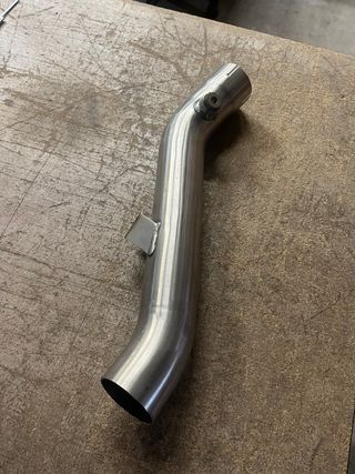 Tubo intermedio MIVV Acero Inox 55/56mm