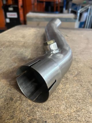 Tubo intermedio MIVV Acero Inox 55/56mm